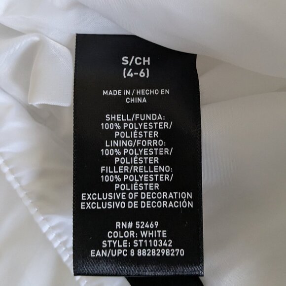 Swiss Tech Skirt Women's Size Small (4-6) White Puffer Quilted Skirt - Picture 10 of 13